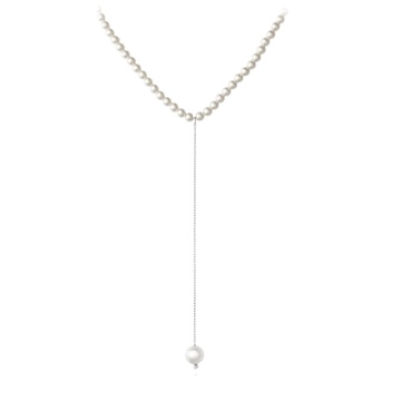 Colier tip Choker din Argint 925 și Perle Mallorca