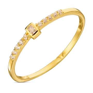 Inel Aur 14k cu Zirconii Albe