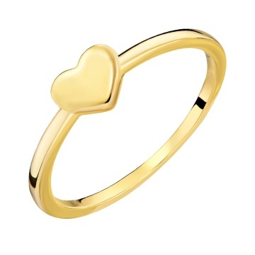 Inel aur 8K All Love Heart