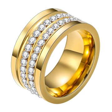 Inel Bulgaris din Inox placat cu AUR 18K M55