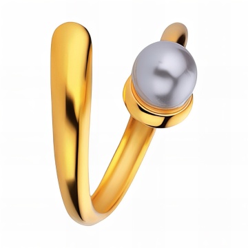 Inel Lucky din Inox placat cu AUR 18K
