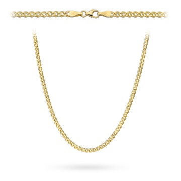 Lanț Aur 14K - Model Mona Lisa 45 cm - 3 mm