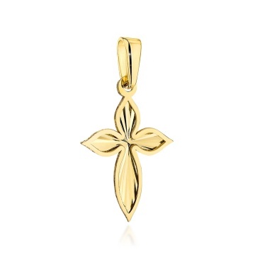 Pandantiv Cruce Aur 14K – Eleganță Divină