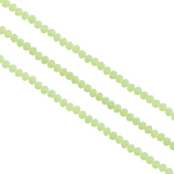 Șirag cristale 4 mm Verde Mint, șirag Aprox 130 buc