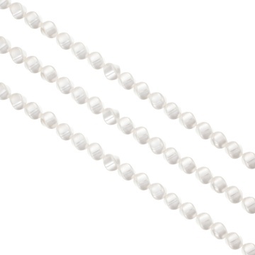 Sirag Perle Mallorca twist 5mm - alb perlat