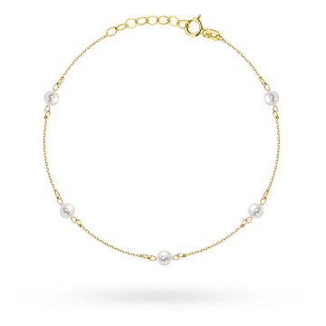 Bratara Aur 14K cu Perle Naturale