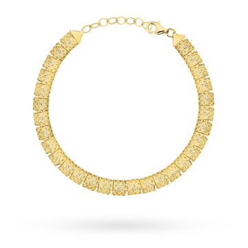 Bratara de Aur 14K cu Patrate