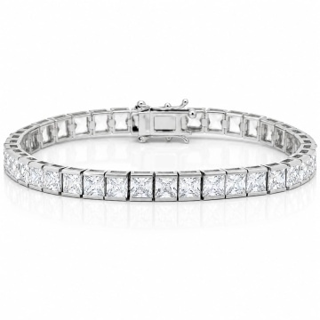 Bratara Frosted Jewel Tennis din argint 925