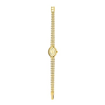 Ceas Aur 14K cu Cadran Oval IX
