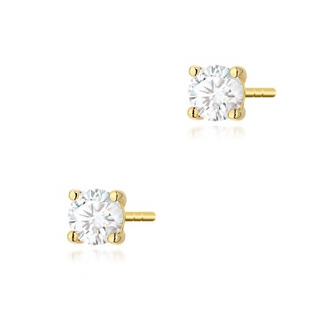 Cercei Aur 14K cu Diamant de Laborator 0.30 ct