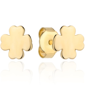 Cercei Aur 14k cu Trifoi