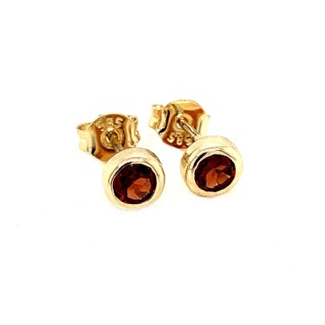 Cercei Aur 14K cu Zirconiu Rubin