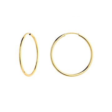 Cercei Creole Aur 14k, 4.3 mm