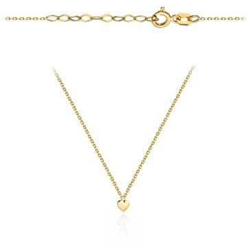 Colier Aur 14K cu Inimă Delicată