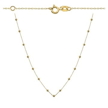 Colier cu Bilute- Aur 14k