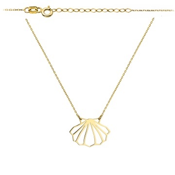 Colier cu Scoica- Aur 14k