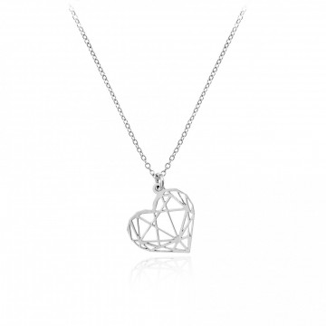 Colier Geometric Space din argint 925