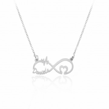 Colier Trio din argint 925 personalizat cu nume