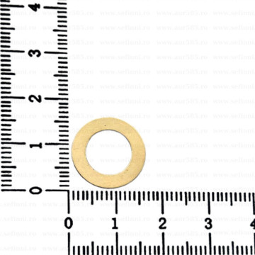 Link din aur 14k - pentru bratara - disc
