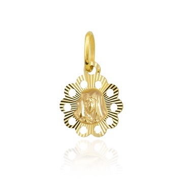 Medalion Aur 14k cu Fecioara Maria