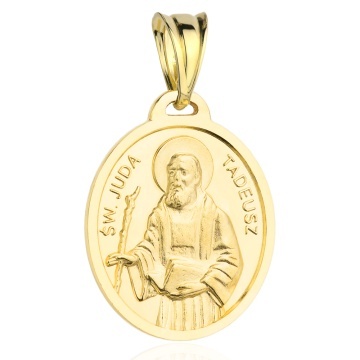 Medalion Aur 14k cu Sfantul Iuda Tadeu