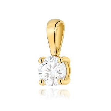Pandantiv Aur 14K cu Diamant Natural 1.00 ct