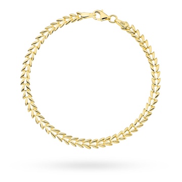 Brățară Aur 14K Model Chevron – Eleganță Clasic