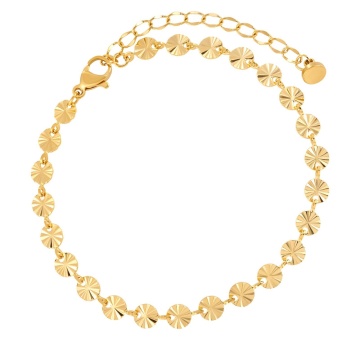 Bratara Intensy din Inox placata cu AUR 18K
