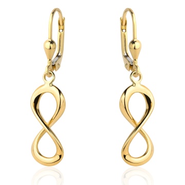 Cercei Aur 14k cu Infinit