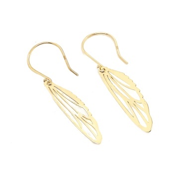 Cercei Aur Galben 14K Model Aripi