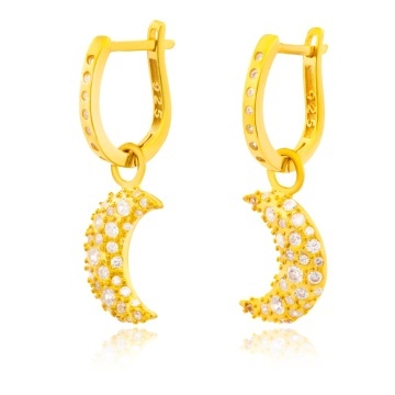 Cercei Gold Heaven din argint 925