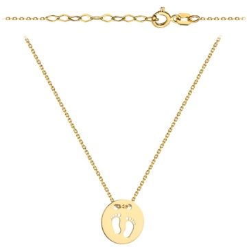 Colier cu Picioruse- Aur 14k