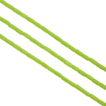 Cristale dreptunghiulare 3x6 mm - șirag aprox 80 buc, culoare vernil