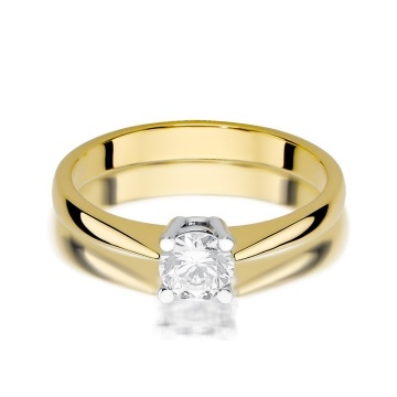 Inel Aur 14K cu Diamant Natural 0.50 ct