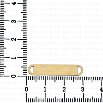 Link din aur 14k - pentru bratara - placuta exclusive