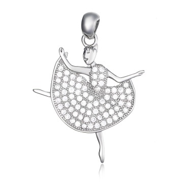 Pandantiv Dancing Queen din argint 925 2.3g