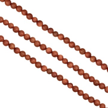 Sirag Goldstone rotund 4mm