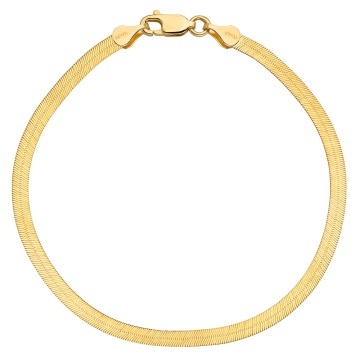 Brățară Aur 14K - 3.5mm Bandă Elegantă