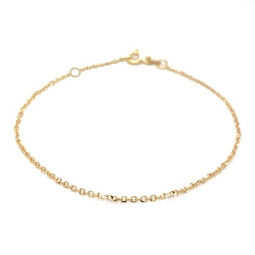 Brățară de Picior din Aur 14K, Model Rolo