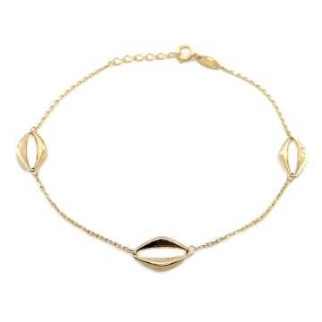 Bratara Lant cu Buze- Aur 14k