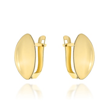 Cercei Aur 14K Elipse Simple