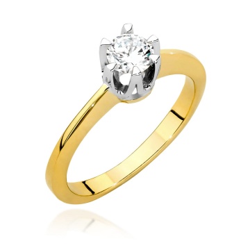Inel Aur 14K cu Diamant Natural 0.50 ct