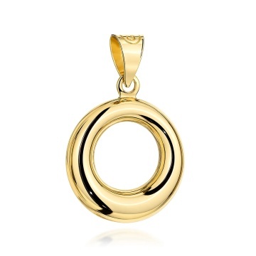 Pandantiv Aur 14K Cerc Clasic Neted