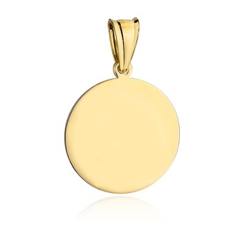 Pandantiv Aur 14K Cerc Plin Elegant