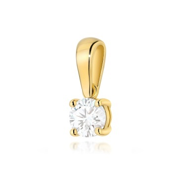 Pandantiv Aur 14K cu Diamant Natural 0.30 ct