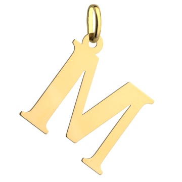 Pandantiv Aur 14k cu Litera M