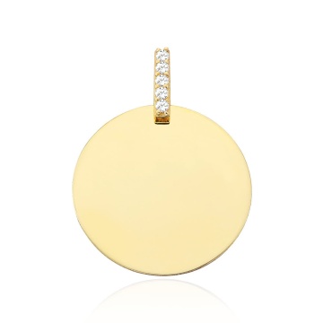 Pandantiv Aur 14K cu Zirconii