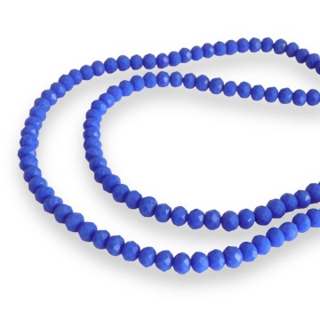 Șirag cristale rondele 4 mm , culoare Stone Blue , aprox 130 buc