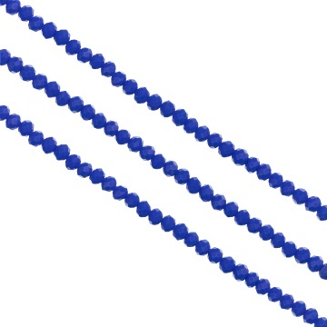 Șirag cristale rondele 4 mm , culoare Stone Blue , aprox 130 buc