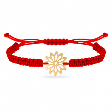 Bratara Floare Summer din aur 14k